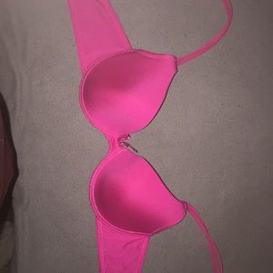 Pink push up bra